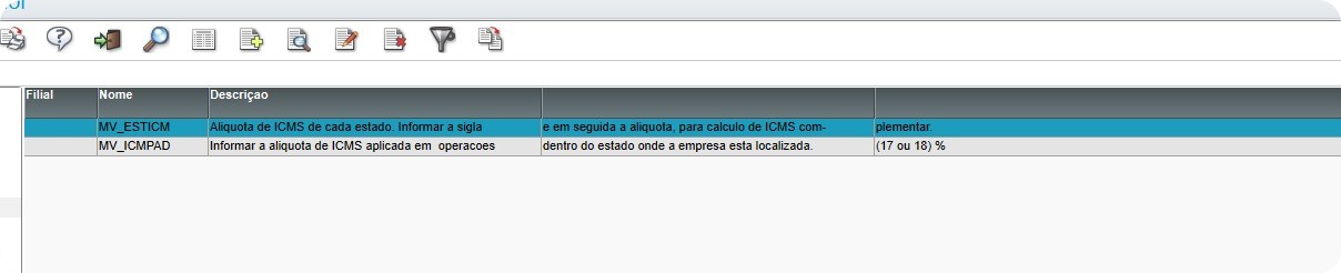 Par Metros Para Altera O Al Quotas Icms Protheus User Function