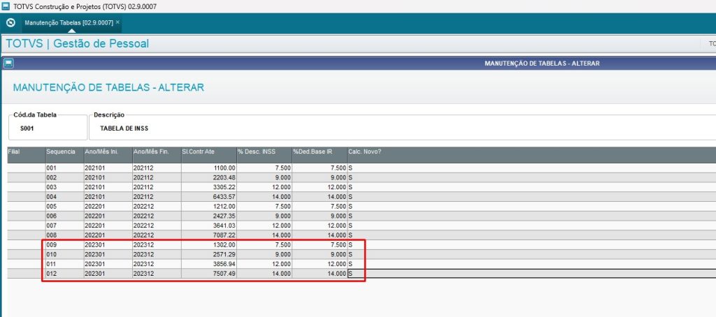 Atualize As Tabelas RH Para 2023 No Protheus User Function