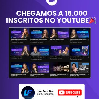 🥳 15 mil inscritos no YouTube!

15 mil pessoas aprendendo, evoluindo e compartilhando conhecimento sobre o Protheus com a gente!
A comunidade User Function só cresce, e é tudo graças a vocês 💙

Obrigado por cada like, comentário e por fazer parte dessa jornada! 😉👊
#userfunction #tamojuntouf #totvs #protheus #advpl