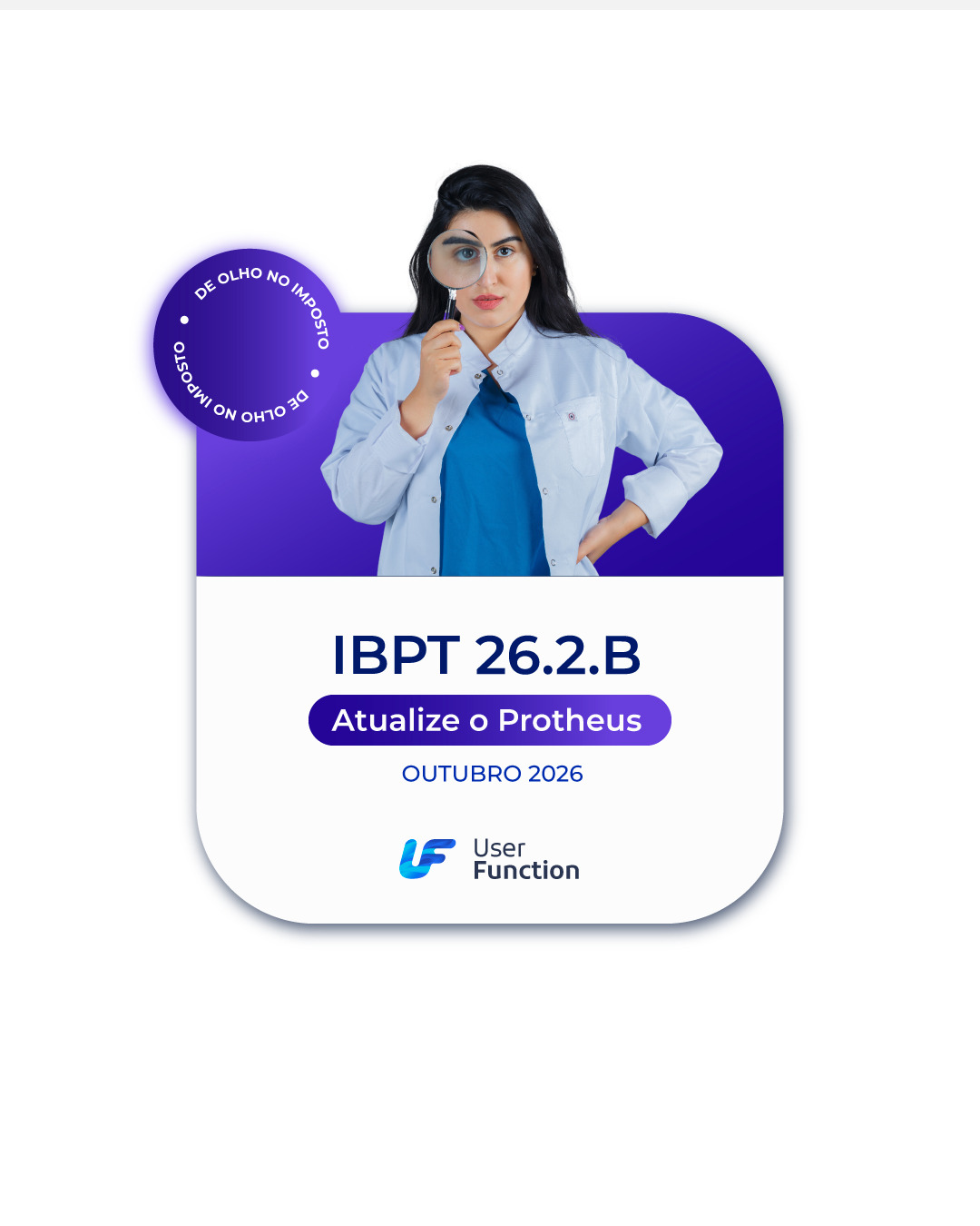 📣 Entrou em vigor a nova Tabela IBPT 26.2.B com vigência de 20/09/2026 a 31/10/2026. Atualize, é passível de fiscalização!

Receba todo o passo a passo para atualizar o seu Protheus ➡️ LINK NA BIO 
 

#userfunction #tamojuntouf #totvs #protheus #advpl #ibpt #tabelaibpt #faturamento #deolhonoimposto