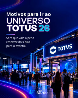 Universo TOTVS 2026: será que vale reservar dois dias para o evento?

Se você trabalha com Protheus, tecnologia, desenvolvimento, integrações ou área fiscal, provavelmente já percebeu: tem muita coisa mudando ao mesmo tempo...

É IA ganhando cada vez mais espaço, Reforma Tributária avançando, novidades no Protheus, Fluig, Smart View e outras soluções.

Mas talvez o maior motivo para ir ao Universo TOTVS nem seja acompanhar tudo isso de perto, mas sair da rotina e voltar com novas ideias.

E você, vai ao Universo TOTVS 2026? 👀
Conta aqui nos comentários e, quem sabe, a gente não combina de se encontrar por lá! 😉👊
 
#userfunction #tamojuntouf #totvs #protheus #universototvs