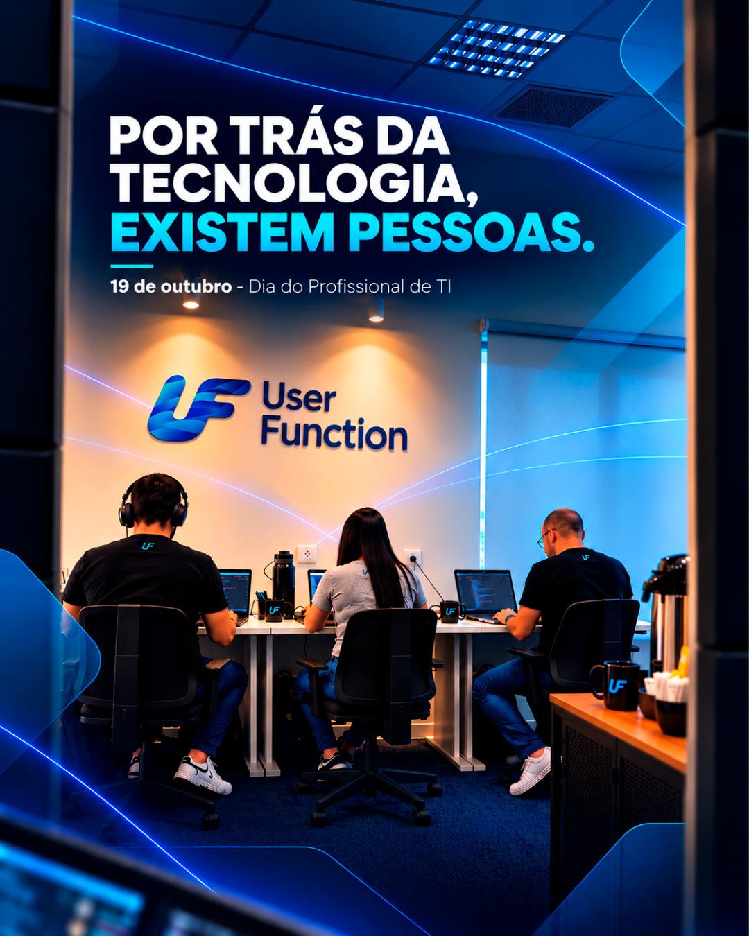 Na User Function, a tecnologia faz parte do nosso dia a dia. E por trás dela, temos profissionais incríveis que com conhecimento, dedicação e criatividade, transformam desafios em possibilidades e soluções.

São eles que analisam, desenvolvem, integram sistemas, resolvem problemas e buscam todos os dias novas formas de fazer a tecnologia funcionar melhor.

Hoje, mais do que celebrar uma profissão, queremos reconhecer quem faz parte dessa jornada com a gente e contribui para que a tecnologia transforme realidades.

Aos nossos profissionais de TI e a todos que fazem dessa área a sua missão, o nosso reconhecimento e admiração! 😉👊

Feliz Dia do Profissional de TI!
#userfunction #tamojuntouf #totvs #protheus #advpl
