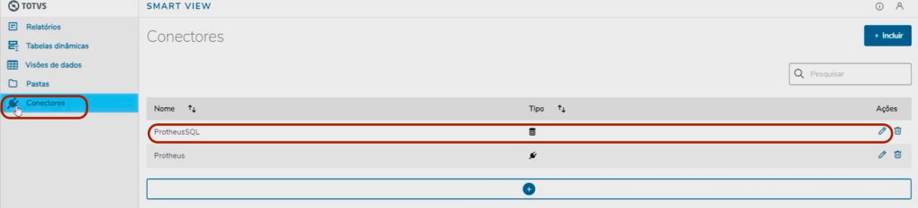 Tela para criação de objeto de negócio no SmartView