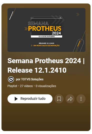 Playlist - Semana Protheus 2024