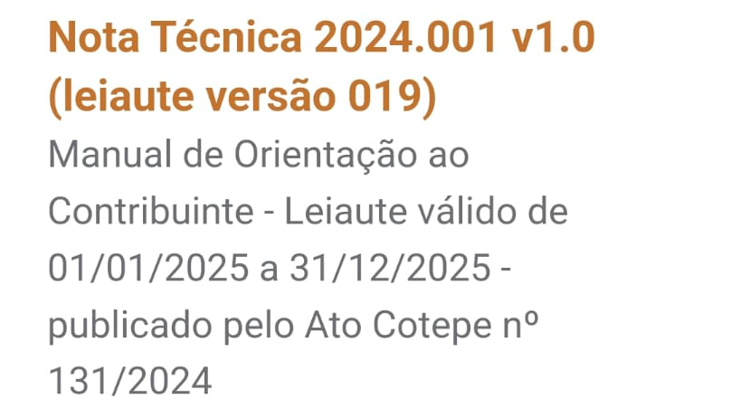 Atualização do Protheus para o SPED Fiscal 2025