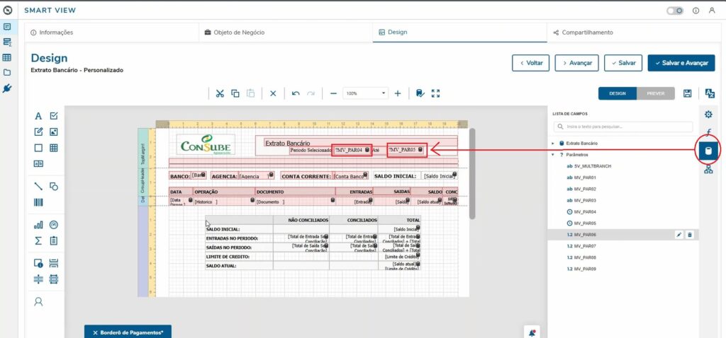 Personalizando o design de Relatórios padrões no Protheus com o SmartView - inclusão de parâmetros de filtro