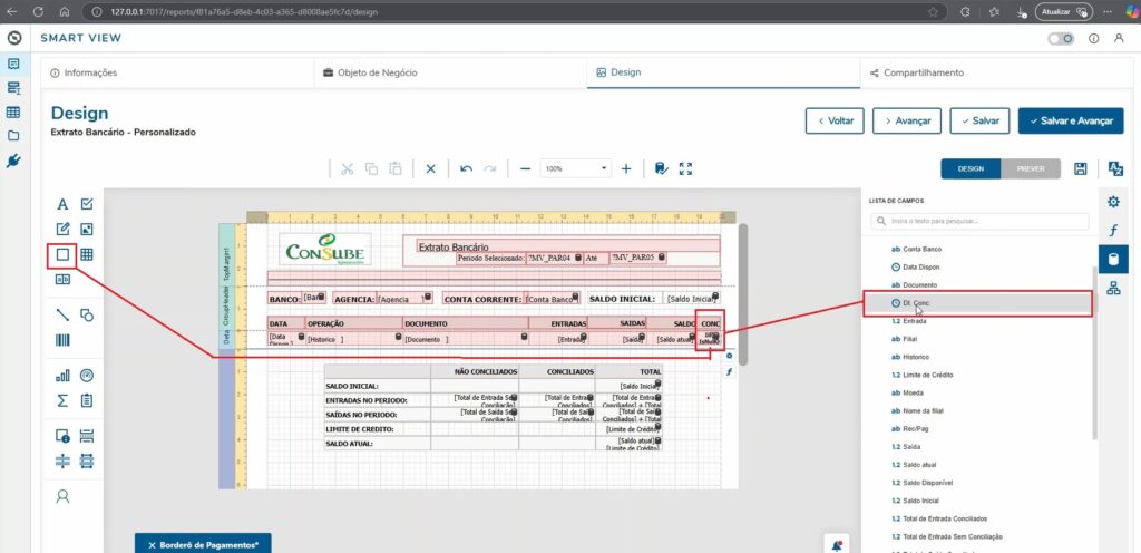 Personalizando o design de Relatórios padrões no Protheus com o SmartView -criando colunas novas