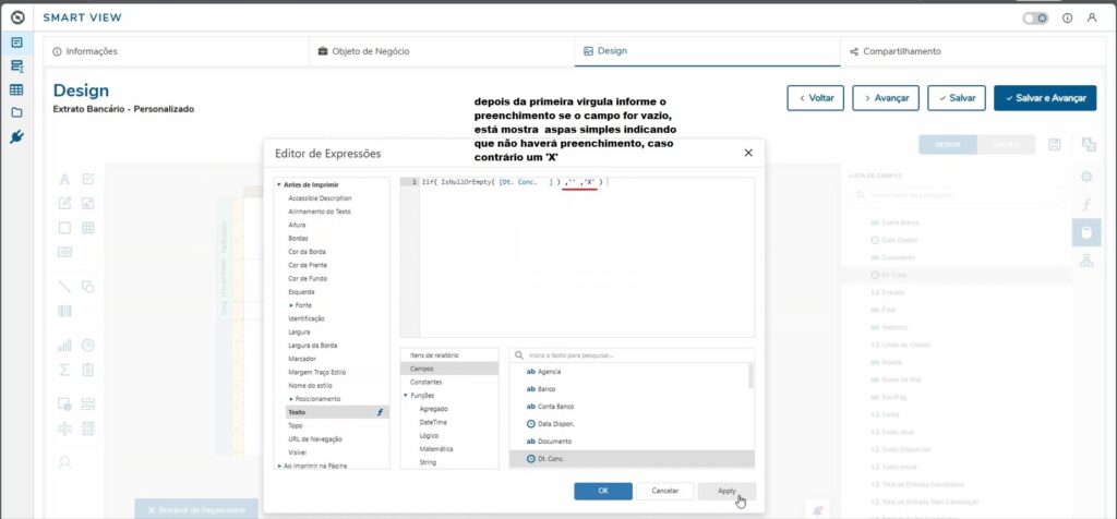 Editor de expressões