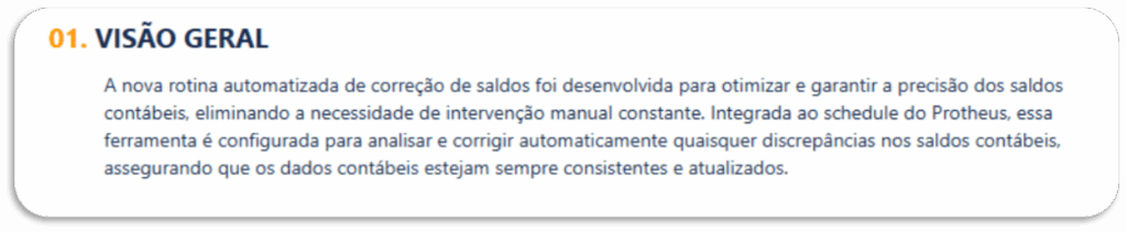 Sobre a rotina de Correção Automática de Saldos