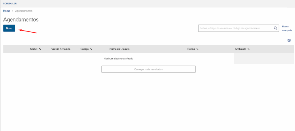 Agendamentos Correção Automática de Saldos