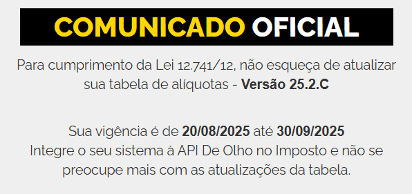 IBPT 25.2.C - De olho no imposto