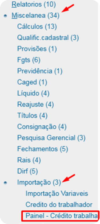 Caminho para atualização Crédito do Trabalhador por API no Protheus